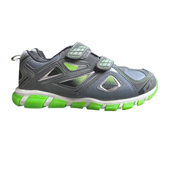 Grays Other - Athletic Works Sneakers Grey and Green Kids Size 6 New Never Worn